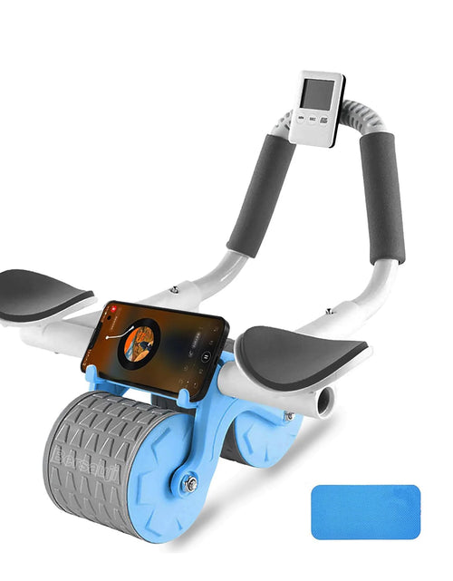 Load image into Gallery viewer, 2025 New with Timer Ab Abdominal Exercise Roller Elbow Support, Abs Roller Wheel Core Exercise Equipment, Automatic Rebound Abdominal Wheel
