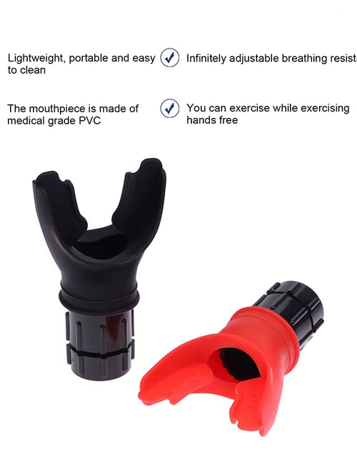Load image into Gallery viewer, Breathing Trainer Exercise Lung Trainer Silicone Mouthpiece Exercise Training Equipment for Household Healthy Care Accessories
