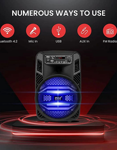 Load image into Gallery viewer, Portable Bluetooth PA Speaker - 300W Rechargeable Outdoor Bluetooth Speaker Portable PA System
