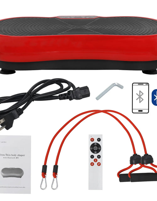 Load image into Gallery viewer, Vibration Plate Exercise Machine, Full Body Workout Home Platform W/Bluetooth Red
