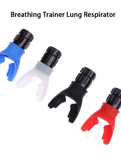Load image into Gallery viewer, Breathing Trainer Exercise Lung Trainer Silicone Mouthpiece Exercise Training Equipment for Household Healthy Care Accessories

