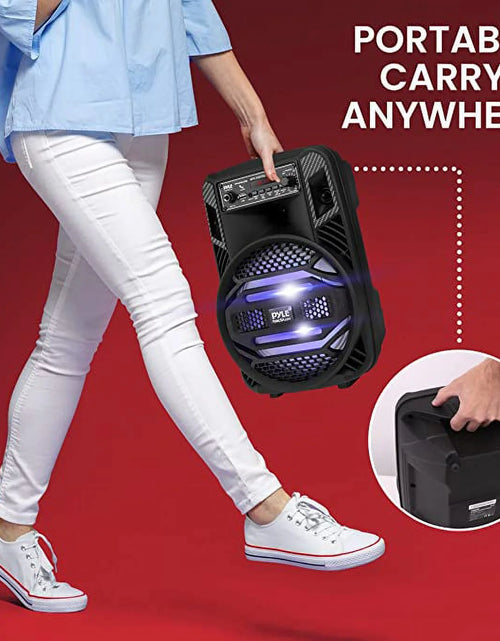 Load image into Gallery viewer, Portable Bluetooth PA Speaker - 300W Rechargeable Outdoor Bluetooth Speaker Portable PA System
