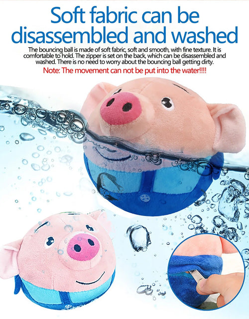 Load image into Gallery viewer, Dog Toy,Interactive Dog Toy Ball,Bouncing Rabbit Interactive Electronic Pet Plush Pet Toy with Sound,Dog Squeaky Toys for Aggressive Chewing,60 Song Music Durable Dog Squeaker, Durable Interactive Toy
