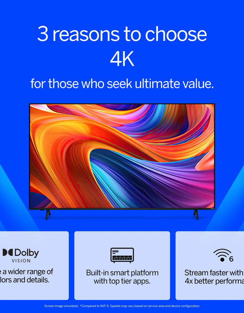 Load image into Gallery viewer, 55” Class 4K UHD LED HDR Smart TV (V4K55M-08)
