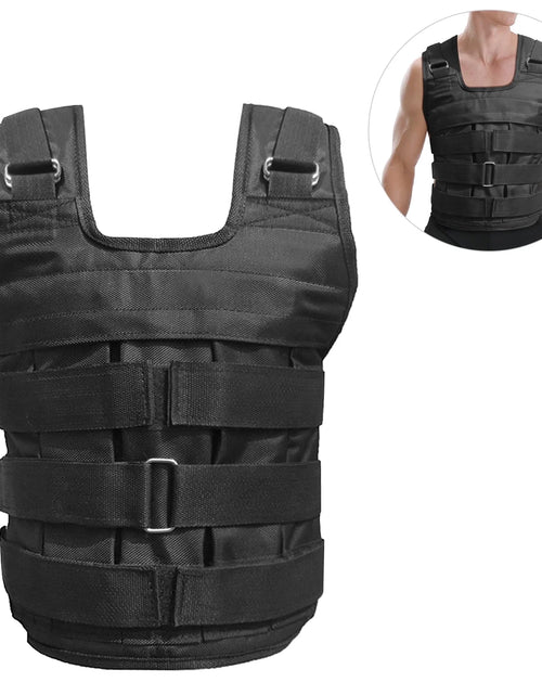 Load image into Gallery viewer, Adjustable Weighted Vest Weight Jacket Oxford Exercise Weight Loading Cloth Strength Training 50Kg Max. Load (Empty)
