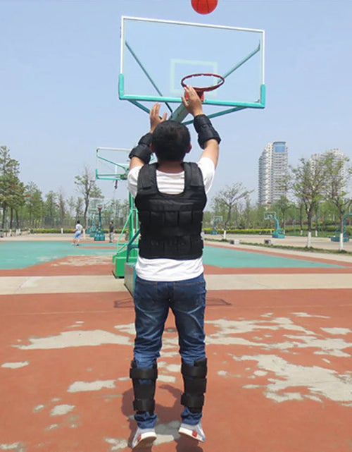 Load image into Gallery viewer, Adjustable Weighted Vest Weight Jacket Oxford Exercise Weight Loading Cloth Strength Training 50Kg Max. Load (Empty)
