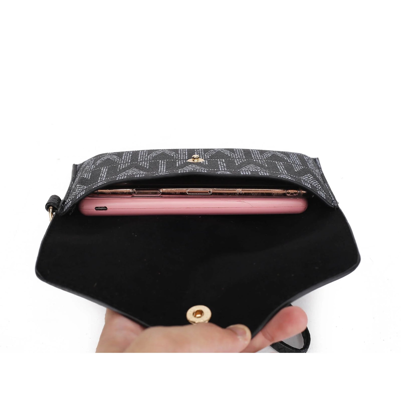 by Mia K. Marimar Women'S Tote Bag with Pouch and Wristlet, Signature 4 Piece Set - Beige