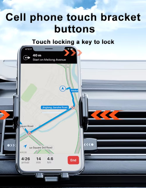 Load image into Gallery viewer, Car Dashboard Phone Bracket Universal Auto Cellphone Stand for GPS Navigation Universal Desk Windshield Hanging Holder
